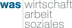 Logo WAS Wirtschaft Arbeit Soziales