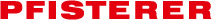 Logo PFISTERER Schweiz