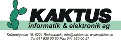 Logo KAKTUS informatik & elektronik AG